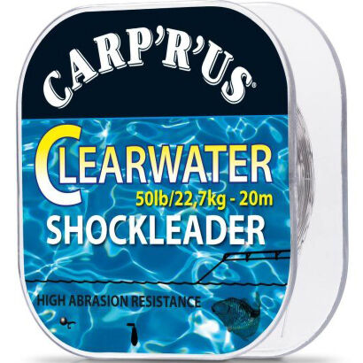 Fluorocarbon Carp'R'Us Clearwater Shockleader 50lb 20m