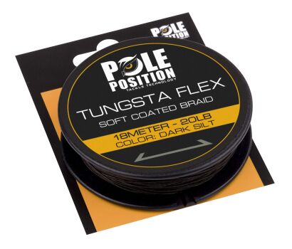 Pole Position Tungsta Flex 20lb Dark Silt 18m