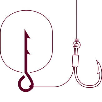 Bagnety Delphin Pins Stinger Czarny 5mm - 2