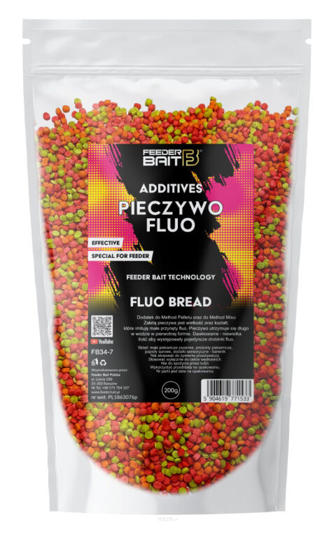 Dodatek zanętowy Feeder Bait - Pieczywo Fluo 200g