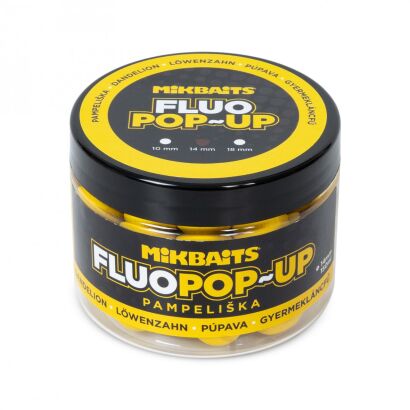 Kulki MikBaits Pop-up fluo boilies 150ml - Mniszek Lekarski 14mm