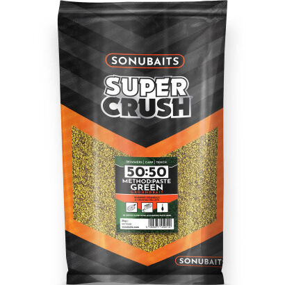 Zanęta Sonubaits Supercrush - 50:50 Method And Paste Green 2kg