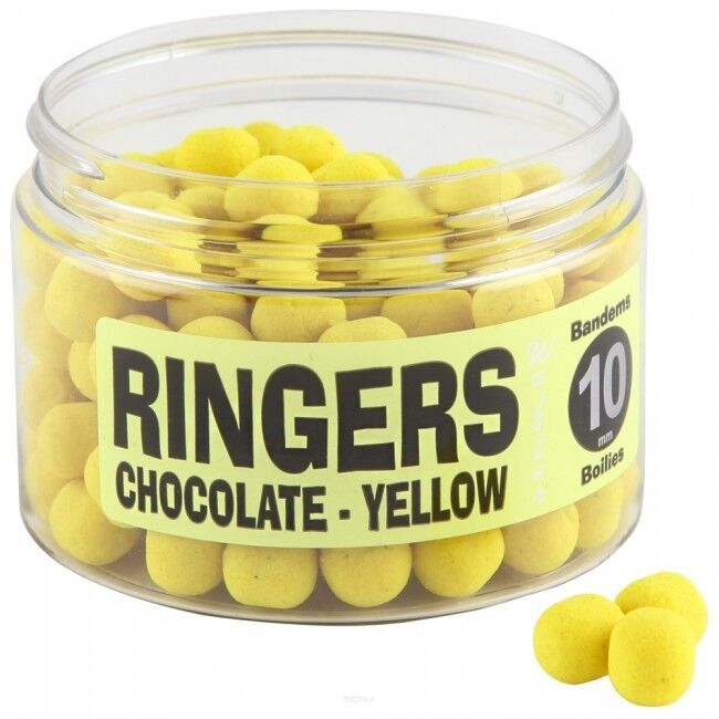 Dumbells Ringers 6mm Wafters Chocolate - Yellow