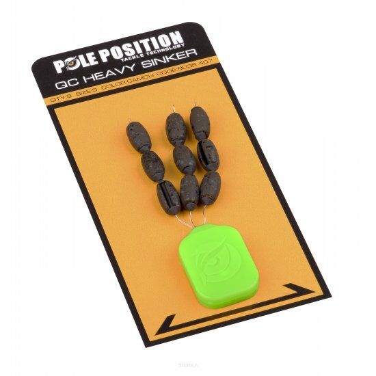 Ciężarki pozycjonujące Pole Position QC Heavy Sinker 9szt./op. - Small