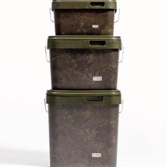 Wiadro Nash Spot On Rectangular Bucket Camo 17l - 4