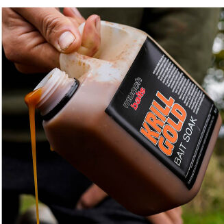 Liquid Munch Baits Soak Krill Gold Bait 1l - 2
