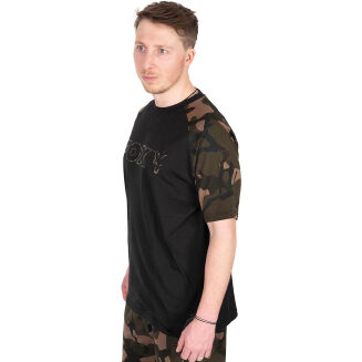 Koszulka Fox Black/Camo Outline T - M - 3