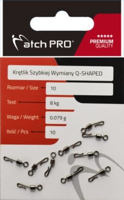 Krętlik QC MatchPro - Q-Shaped #12/6kg