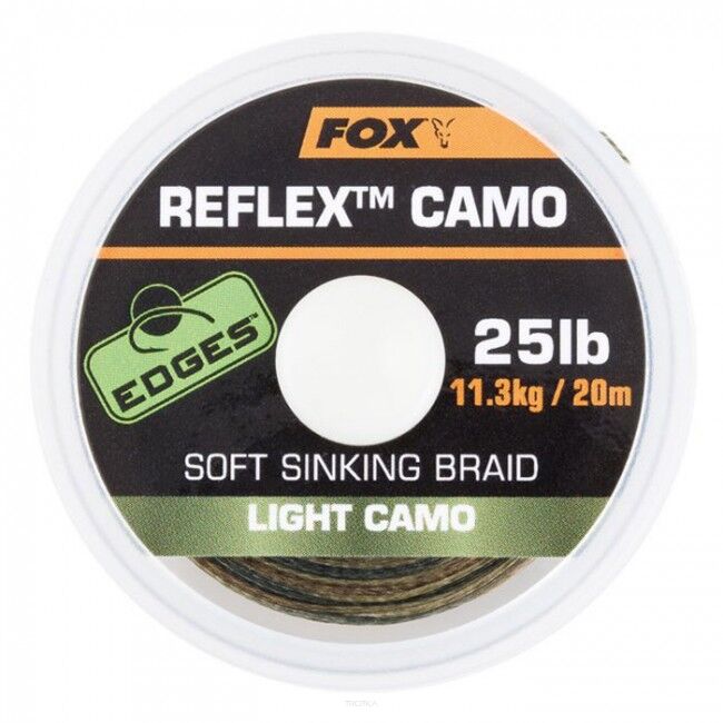 Plecionka FOX Reflex Camo Soft Sinking Braid 20m/11,3kg - Light Camo CAC450