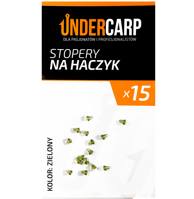 Stopery na haczyk - zielone