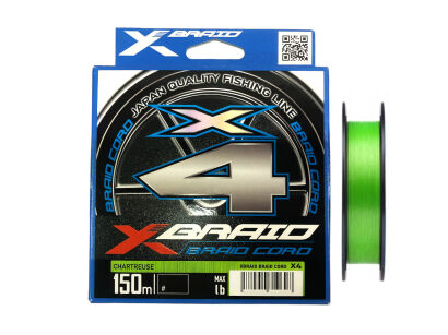 YGK X-Braid Cord X4 35lb 16kg 150m 0.27mm plecionka