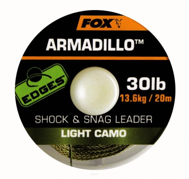 Plecionka strzałowa Fox Armadillo Shock & Snag leader 20m/20,4kg CAC456