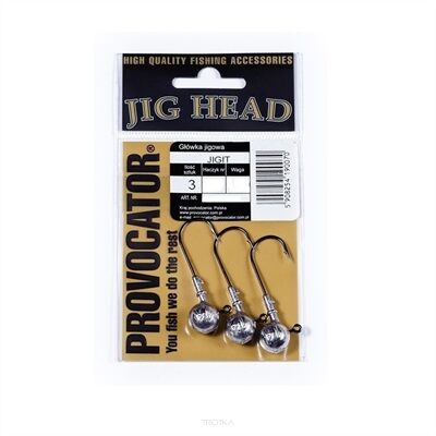 Główki Jigowe Provocator roz. 3/0, 18g - 3szt.3/0 18G