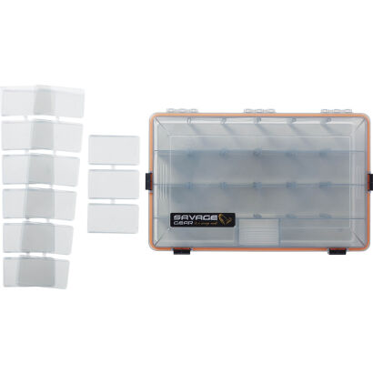 Organizer Savage Gear Wp Lurebox 6B Smoke 35.5x23x9.2cm