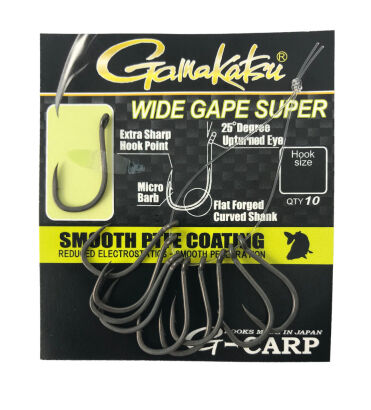 Gamakatsu G-Carp Wide Gape Super Hooks roz.6