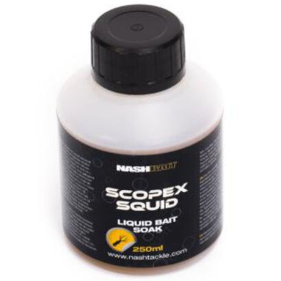 Liquid Nash Scopex Squid Bait Soak 250ml