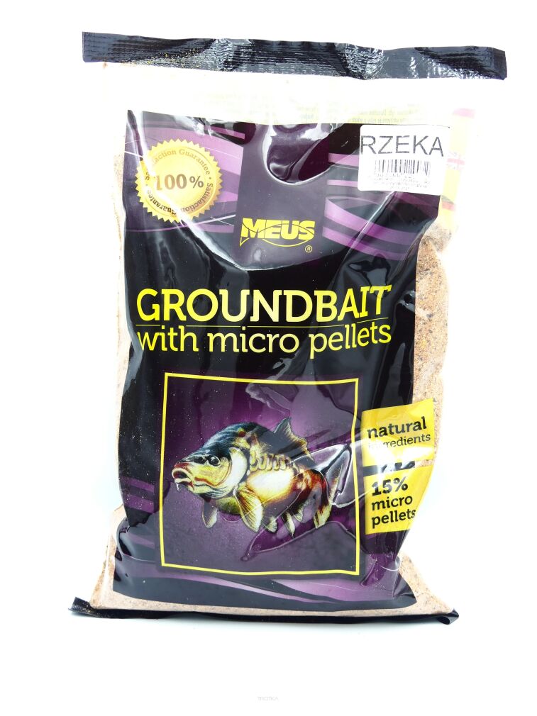 Zanęta Meus z mikro pelletem - Rzeka 1kg