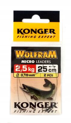 Przypon Konger Wolframowy Mikro 25cm/2,5kg