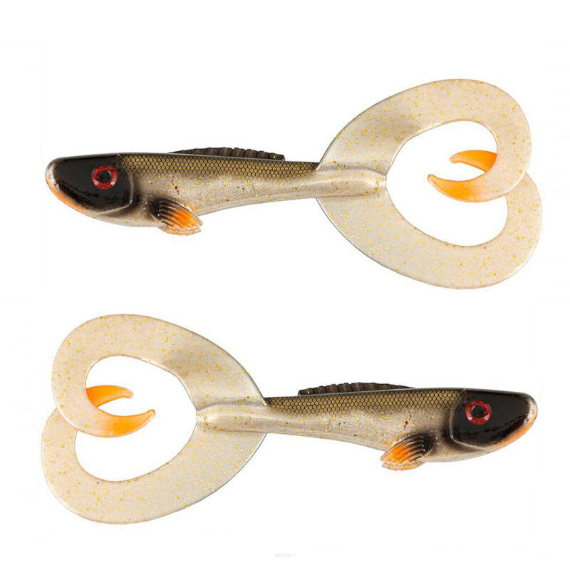 Abu Garcia Beast Twin Tail 21cm Golden Roach 2szt.