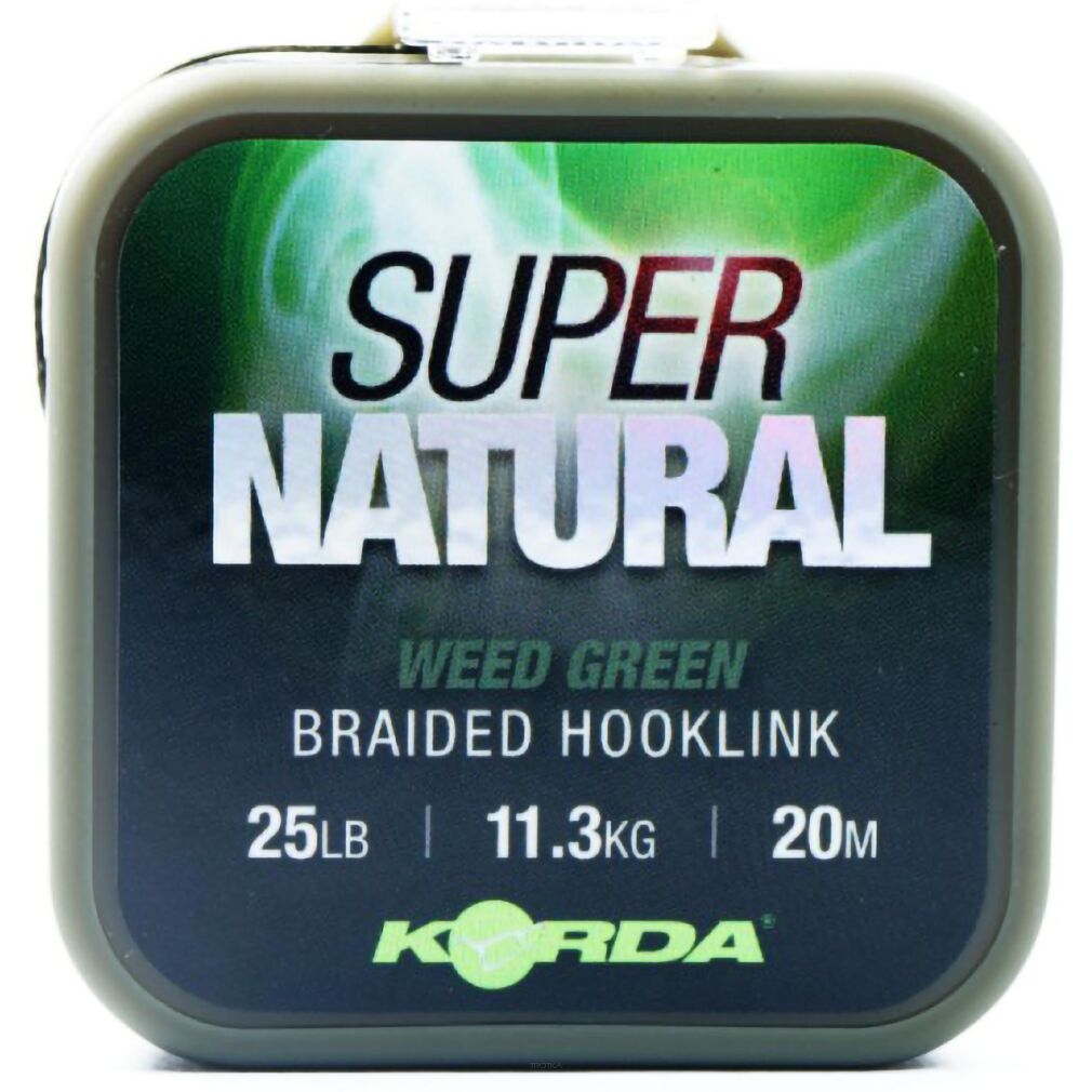 Plecionka Korda Super Natural Weed Green Braided 18lb 20m