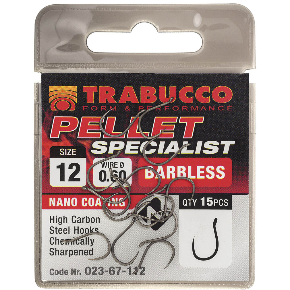 Haczyki Trabucco Pellet Specialist Bezzadziorowe - 10