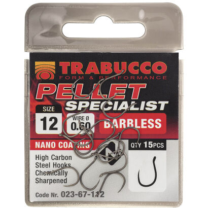 Haczyki Trabucco Pellet Specialist Bezzadziorowe - 10