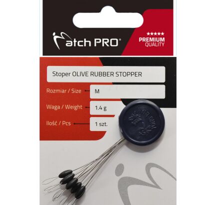 Stopery MatchPro Olive Rubber Stopper Rozmiar Small