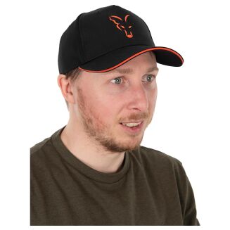 Czapka z oryginalnie zakrzywionym daszkiem Fox Collection Baseball Cap Black & Orange - 4