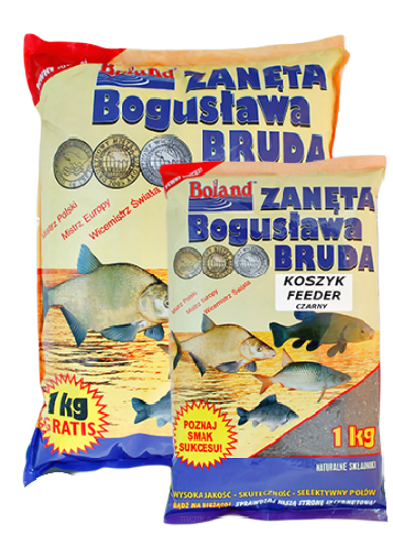 Boland Zanęta popularna Koszyk Feeder Czarny 3kg