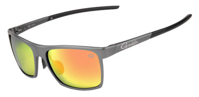 Gamakatsu okulary alu grey red mirror