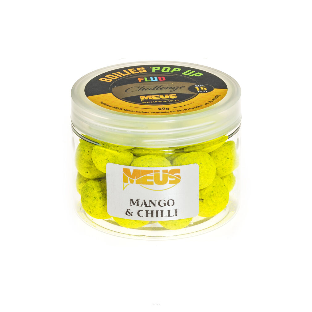 Kulki Meus Fluo Pop Up Challenge 15mm - Mango Chilli