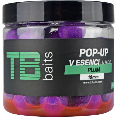 Kulki W Dipie TB Baits Floating Pop-Up Plum + NHDC 65g 16mm