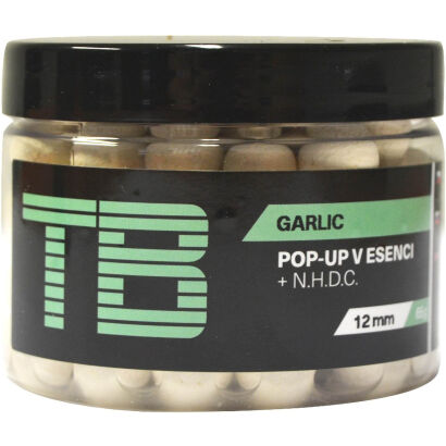 Kulki W Dipie TB Baits Floating Pop-Up White Garlic + NHDC 65g 16mm
