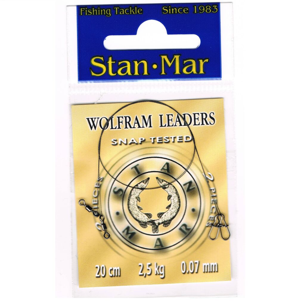 Przypon wolframowy Stan-Mar 25cm 2,5kg - 2szt.  PWDR25025