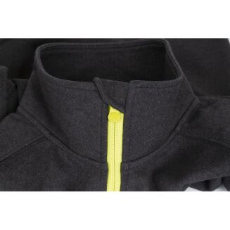 Bluza Matrix Minimal 1/4 Zip Sweater Black Marl+Lime - XXL - 5
