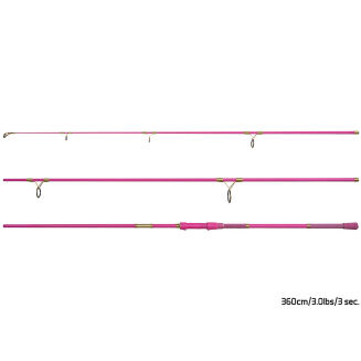 Wędka Delphin QUEEN Candy 360cm/3.0lbs/3 składy - 2