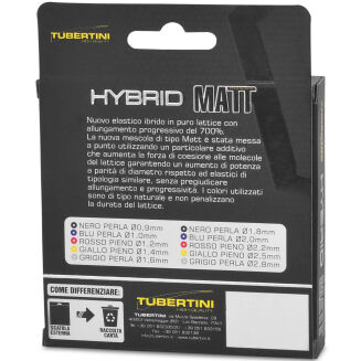 Guma Do Tyczki Tubertini Hybrid Matt Elastic 2,80mm Grigio Perla 5m - 2