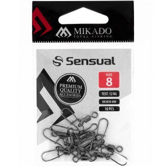 Krętlik Rolkowy Mikado Z Agrafką Spinningową - 10 BN - 3