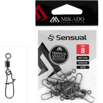 Krętlik Rolkowy Mikado Z Agrafką Spinningową - 10 BN