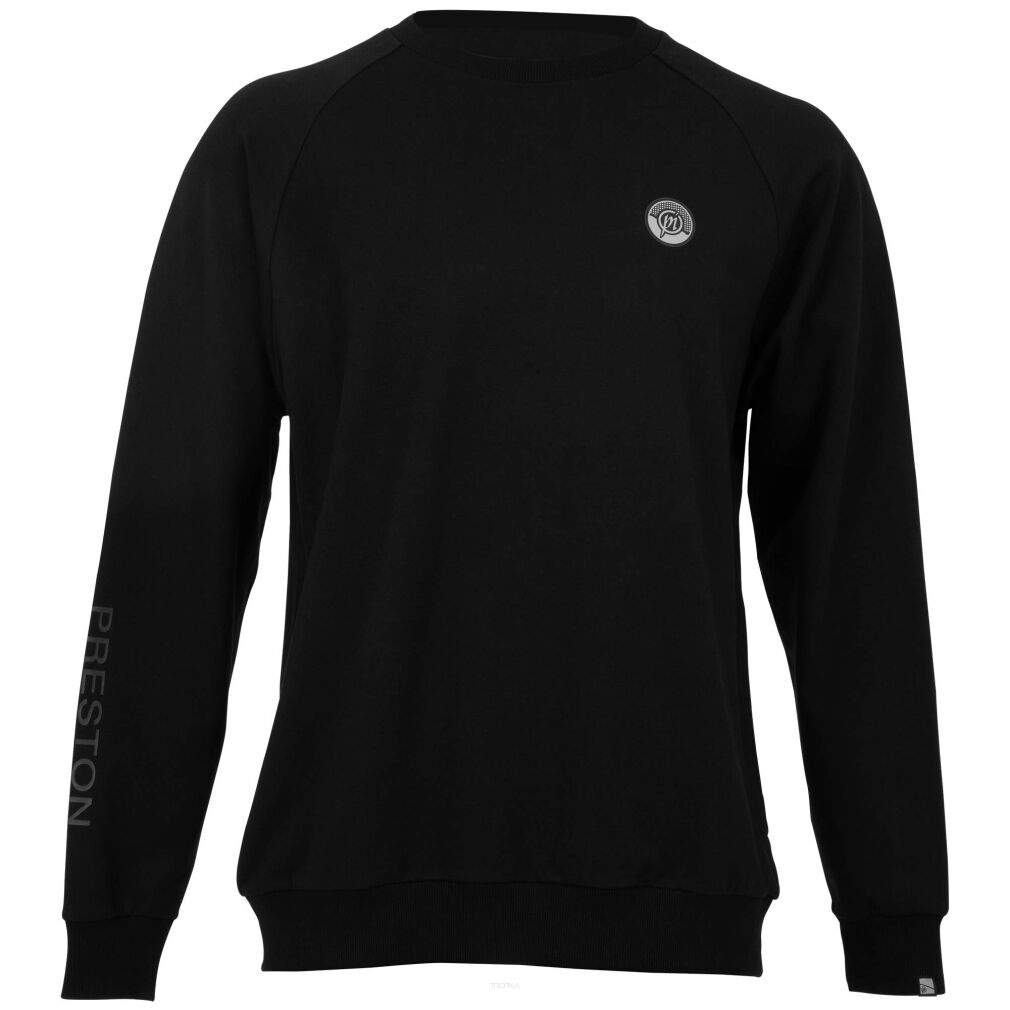 Bluza Preston Black Minimal Sweatshirt - XXXL