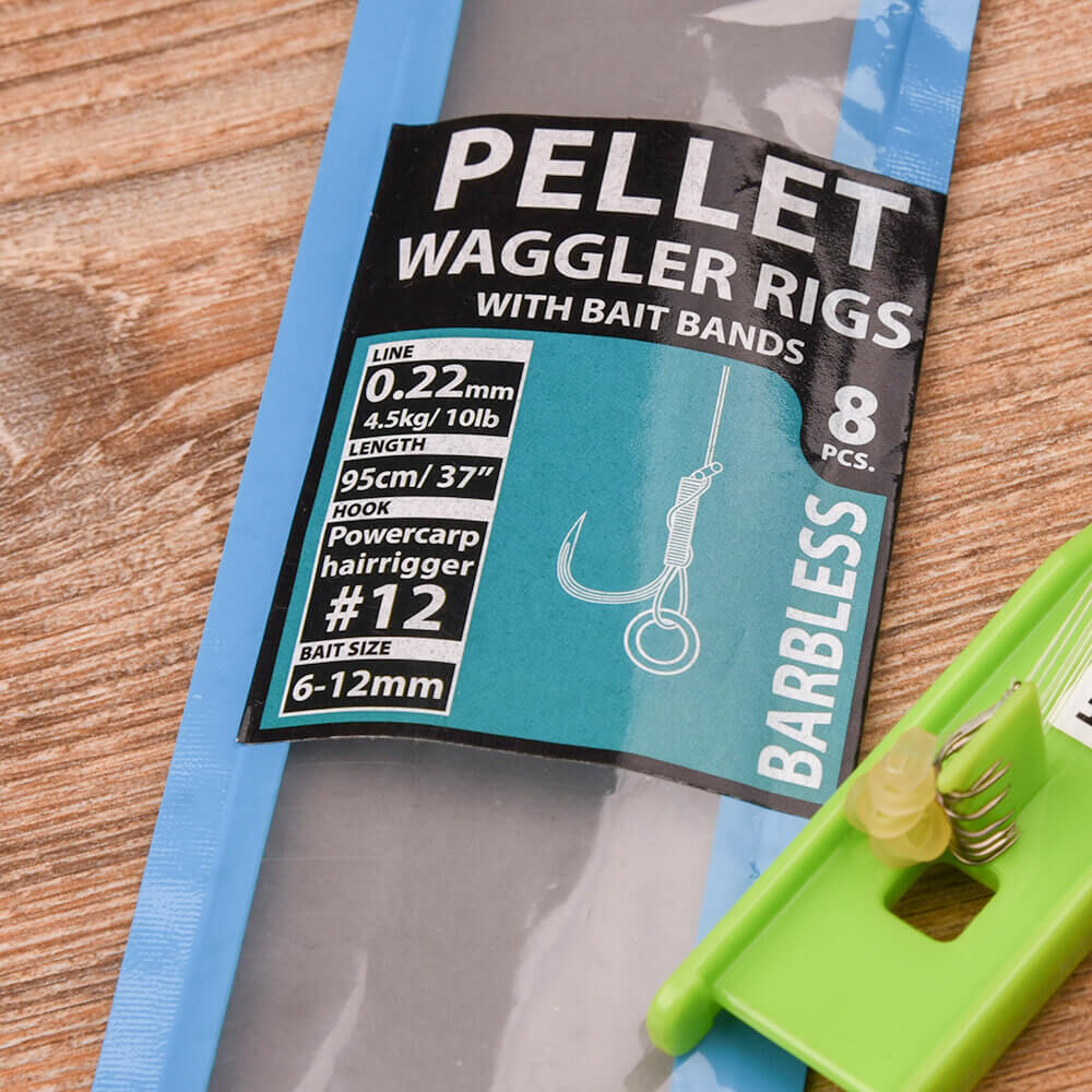 Haczyki z przyponem Cresta - Pellet Waggler Rig+Band #12/0,22mm