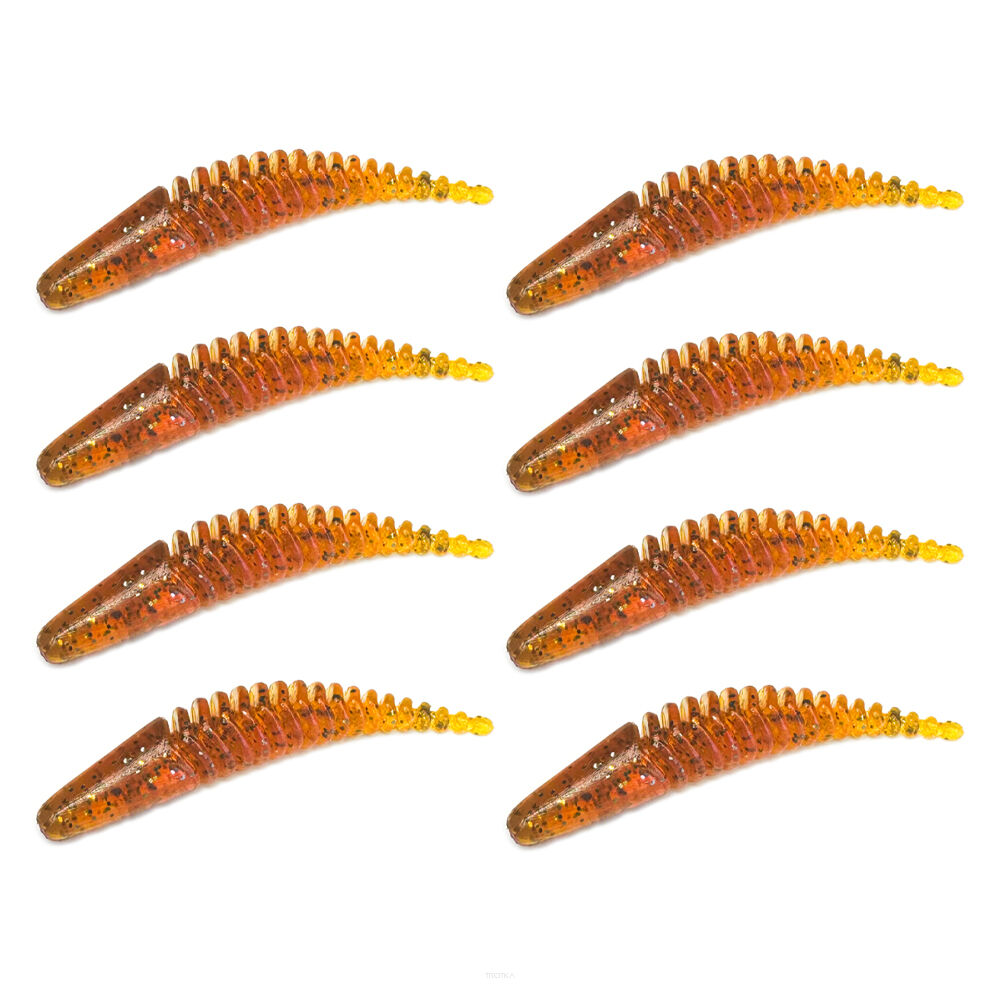 LureCraft Sick Worm 5cm  8szt. Amber Gold