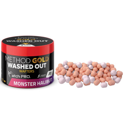 Kulki MatchPro Method Gold Wafters Washed Out Monster Halibut 5mm 20g