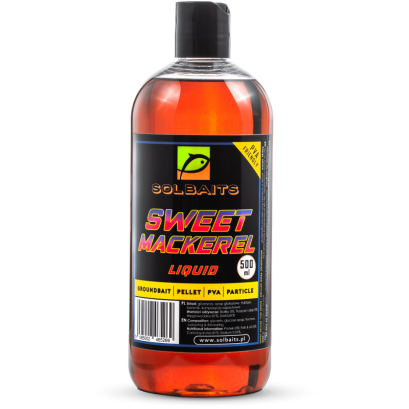 Liquid Solbaits 500ml - Sweet Mackerel