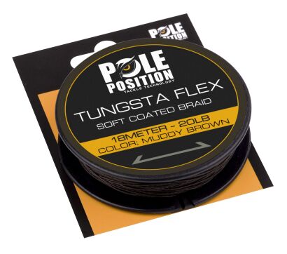 Pole Position Tungsta Flex 20lb Muddy Brown 18m