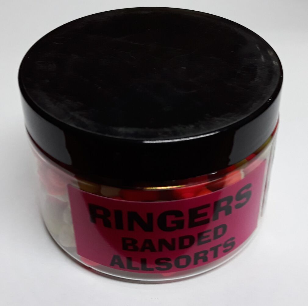 Dumbells Ringers Allsorts 6mm - Shellfish