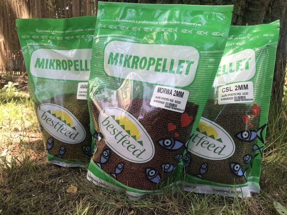 Pellet zanętowy Best Feed 2mm, 800g - Dzika Róża
