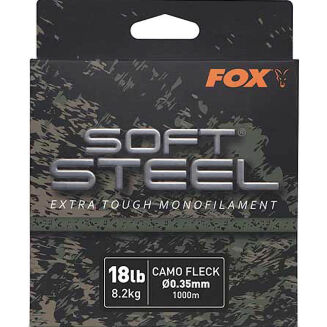 Żyłka Fox Soft Steel Fleck Camo Mono 18lb (8.2kg) 0.35mm x 1000m - 2