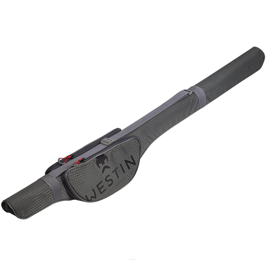 Pokrowiec Na Wędki Westin W4 Rod Case Fits 2 Rods Up To 7ft/ 210cm Titanium Black
