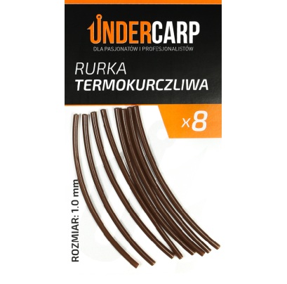 Rurka termokurczliwa Undercarp brązowa 1,0mm 